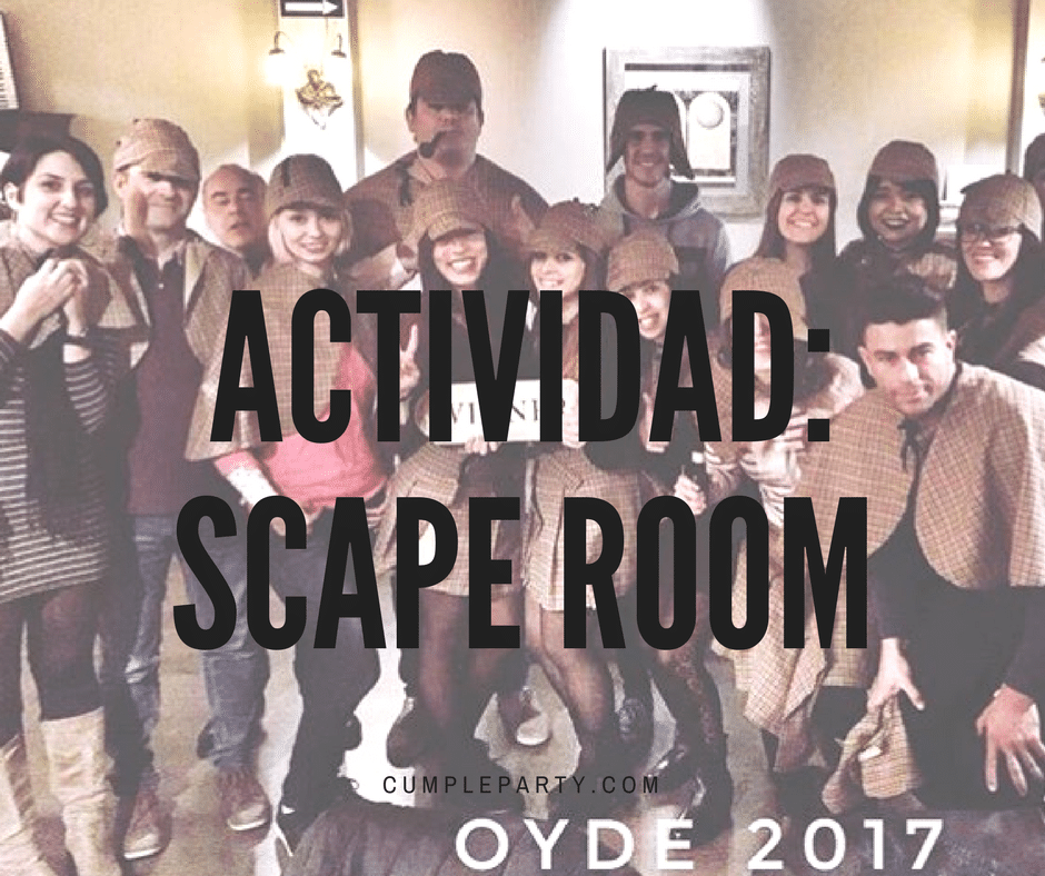 OYDE hace un scape room