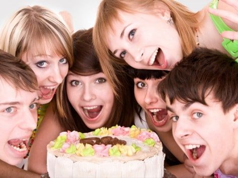 teens-at-birthday-party