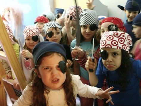 Fiesta temática de piratas en Barcelona para niños infantil