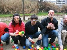 Gymkhanas para reír al aire libre em Barcelona