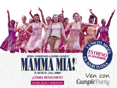 Mamma Mia el musical con Cumpleparty